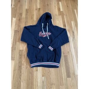 Eskimo Joe's Embroidered Hoodie Men's Large Navy Hoodie Stillwater OK